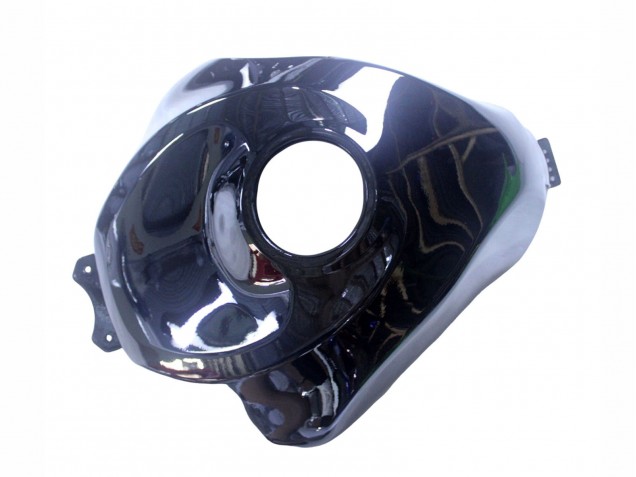 Mejores Carenados Moto Kawasaki ZX6R 2019-2022 - Negro Brillante Blanco