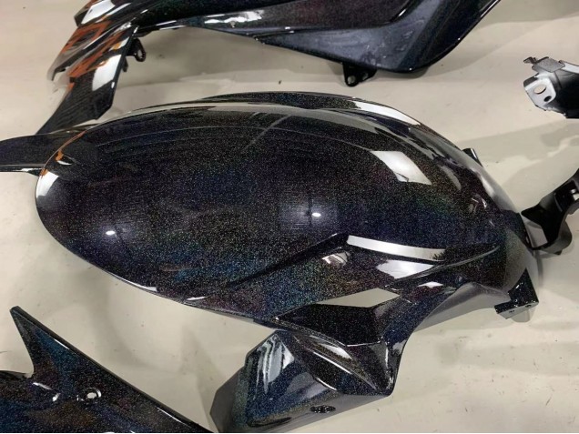 Mejores Carenados Moto Kawasaki ZX6R 2019-2022 - Negro Arcoíris