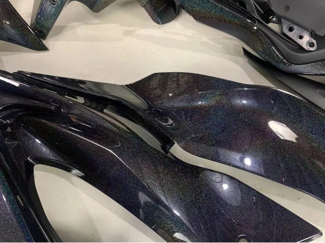 Mejores Carenados Moto Kawasaki ZX6R 2019-2022 - Negro Arcoíris