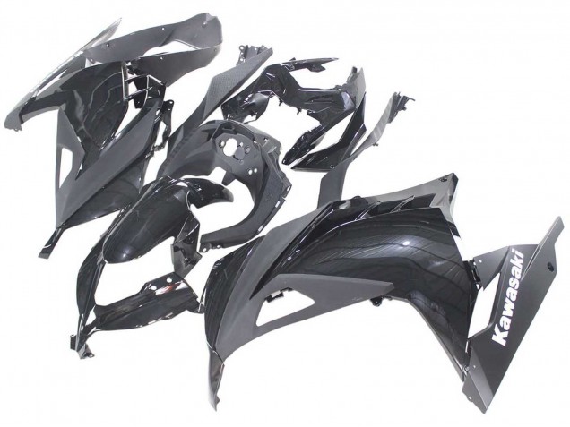 Mejores Carenados Moto Kawasaki EX300 2013-2024 - Negro Brillante