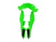 Mejores Carenados Moto Kawasaki EX300 2013-2024 - Verde Plata Negro
