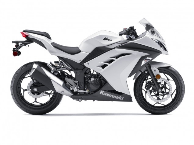 Mejores Carenados Moto Kawasaki EX300 2013-2024 - Blanco Negro