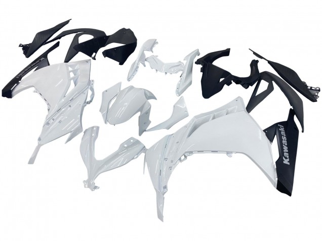 Mejores Carenados Moto Kawasaki EX300 2013-2024 - Blanco Negro