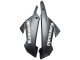 Mejores Carenados Moto Kawasaki EX300 2013-2024 - Blanco Negro