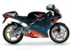 Mejores Carenados Moto Aprilia RS125 2000-2005 - Negro Rojo Plata