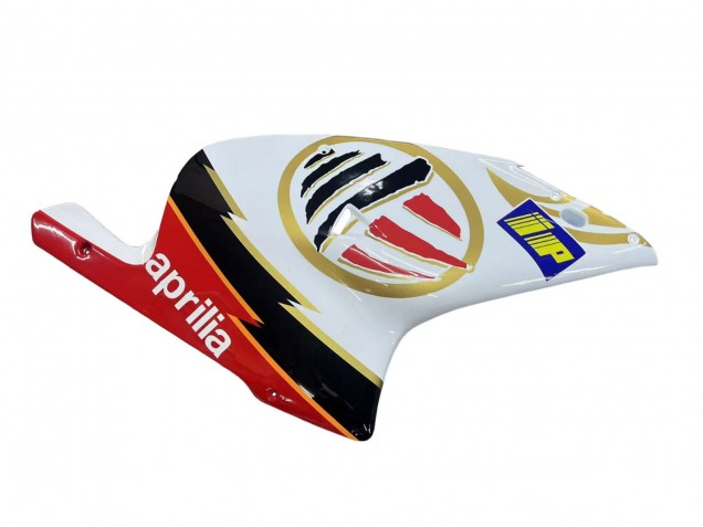 Mejores Carenados Moto Aprilia RS125 2000-2005 - Blanco Amarillo Rojo