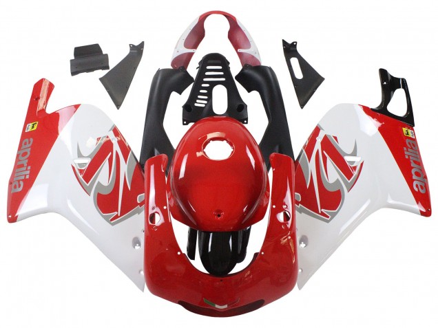 Mejores Carenados Moto Aprilia RS125 2000-2005 - Blanco Rojo