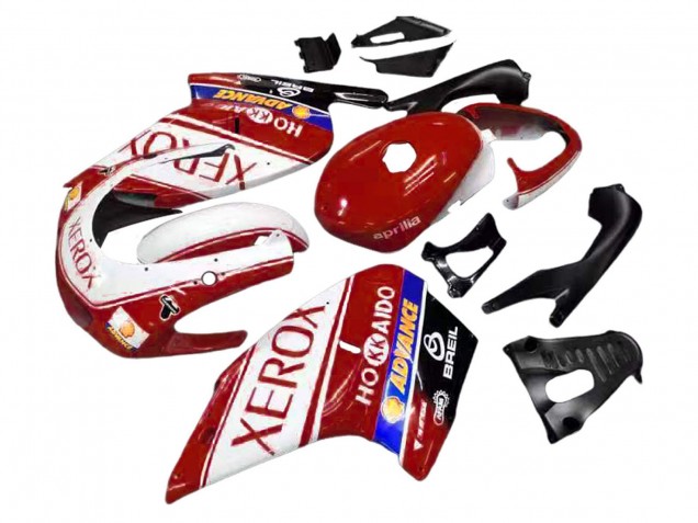 Mejores Carenados Moto Aprilia RS125 2000-2005 - Blanco Rojo Amarillo Azul Xerox