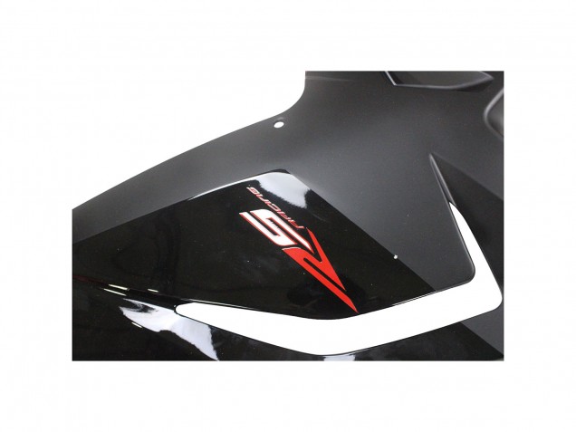Mejores Carenados Moto Aprilia RS125 2006-2011 - Negro Brillante Rojo Blanco Calcomanía