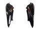 Mejores Carenados Moto Aprilia RS125 2006-2011 - Negro Brillante Rojo Blanco Calcomanía