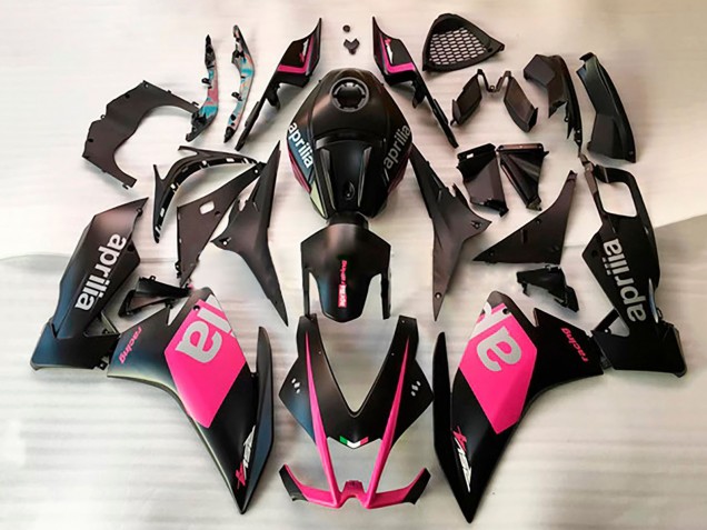 Mejores Carenados Moto Aprilia RS125 2006-2011 - Negro Mate Rosa