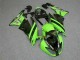 Mejores Carenados Moto Kawasaki ZX6R 2009-2012 - Verde Negro Brillante Elf Touch4 Bridgestone