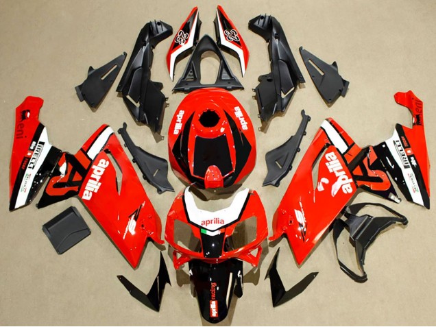 Mejores Carenados Moto Aprilia RS125 2006-2011 - Rojo Blanco Negro