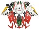 Mejores Carenados Moto Aprilia RS125 2006-2011 - Blanco Rojo Verde