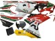 Mejores Carenados Moto Aprilia RS125 2006-2011 - Blanco Rojo Verde