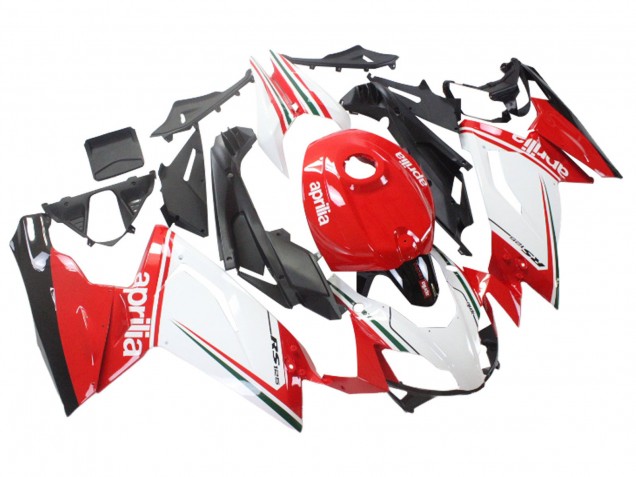 Mejores Carenados Moto Aprilia RS125 2006-2011 - Blanco Rojo Negro