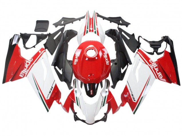 Mejores Carenados Moto Aprilia RS125 2006-2011 - Blanco Rojo Negro