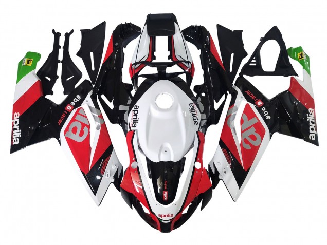 Mejores Carenados Moto Aprilia RS125 2006-2011 - Blanco Rojo Negro Verde