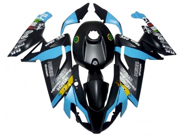 Mejores Carenados Moto Aprilia RS125 2006-2011 - Azul Claro Negro Amarillo