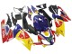 Mejores Carenados Moto Aprilia RS125 2006-2011 - Amarillo Azul Oscuro Rojo Bull