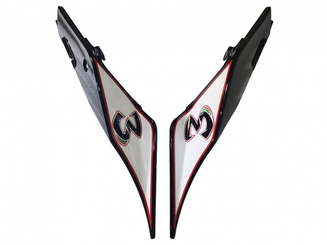 Mejores Carenados Moto Aprilia RS4 50 125 2012-2018 - Blanco Rojo Amarillo Negro Brillante
