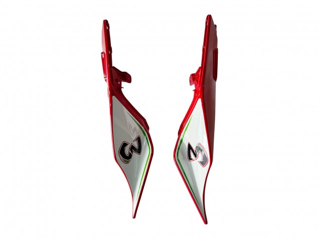 Mejores Carenado Moto Aprilia RS4 50 125 2012-2018 - Blanco Rojo Verde Amarillo Alitalia