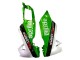 Mejores Carenados Moto Aprilia RS4 50 125 2012-2018 - Blanco Verde Negro Brillante