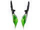 Mejores Carenados Moto Aprilia RS4 50 125 2012-2018 - Blanco Verde Negro Brillante