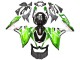 Mejores Carenados Moto Aprilia RS4 50 125 2012-2018 - Blanco Verde Negro Brillante