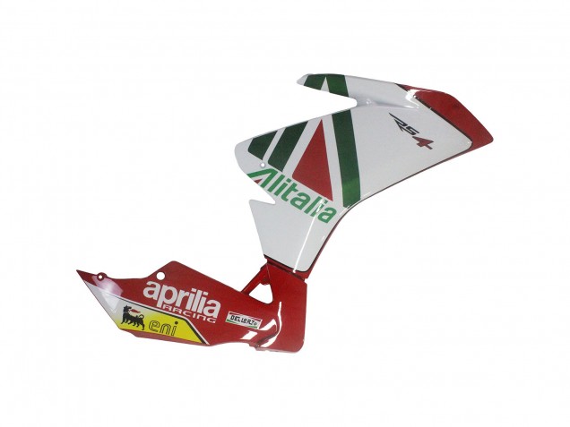 Mejores Kits Carenado Moto Aprilia RS4 50 125 2012-2018 - Blanco Rojo Verde Amarillo Alitalia