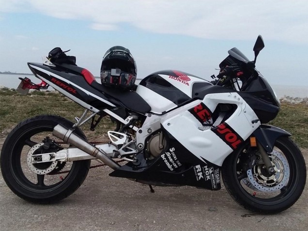 Mejores Carenados Moto Honda CBR600 F4i 2004-2007 - Blanco Negro Brillante Rojo Repsol