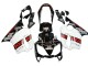 Mejores Carenados Moto Honda CBR600 F4i 2004-2007 - Blanco Negro Brillante Rojo Repsol
