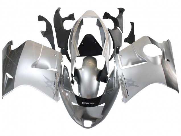 Mejores Carenados Moto Honda CBR1100XX Blackbird 1996-2007 - Plata Gris