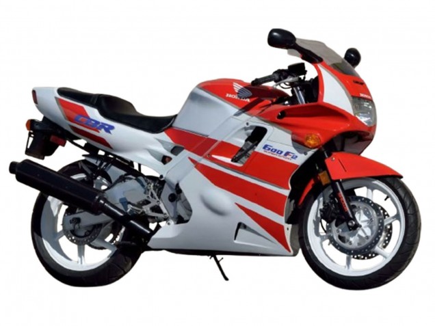 Mejores Carenados Moto Honda CBR600 F3 1997-1998 - Blanco Rojo