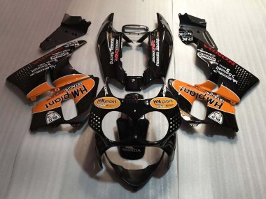 Mejores Carenados Moto Honda CBR900RR 893 1992-1993 - Negro Brillante Naranja Hm Plant