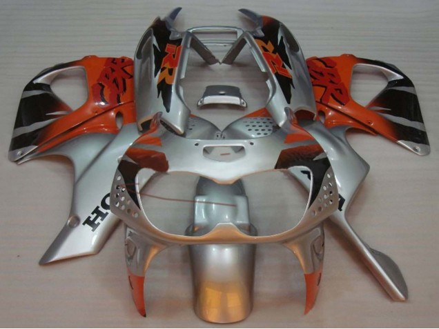 Mejores Carenados Moto Honda CBR900RR 893 1992-1993 - Plata Naranja Negro Brillante