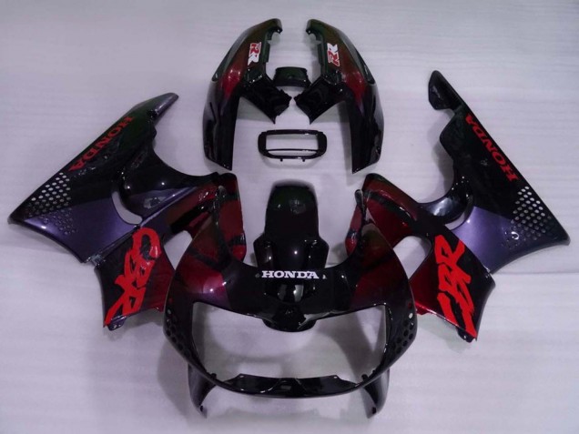 Mejores Carenados Moto Honda CBR900RR 893 1994-1995 - Azul Oscuro Rojo Granate Negro Brillante