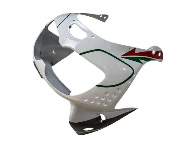 Mejores Carenados Moto Honda CBR900RR 893 1996-1997 - Blanco Verde Gris Negro Brillante Castrol