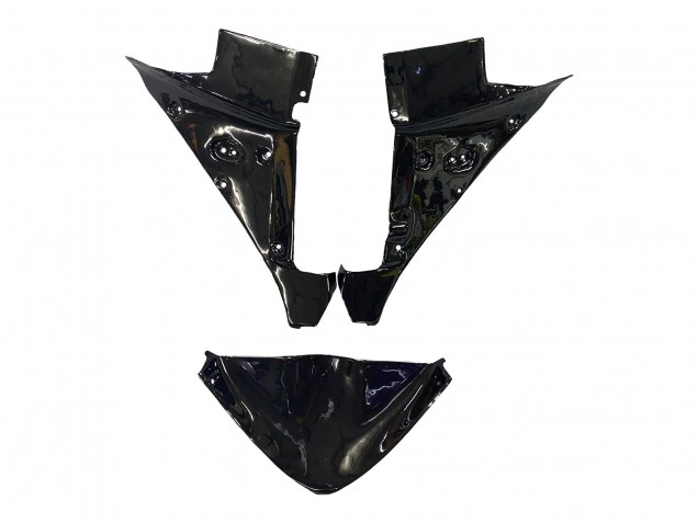 Mejores Carenados Moto Honda CBR900RR 919 1998-1999 - Negro Brillante Blanco Calcomanías
