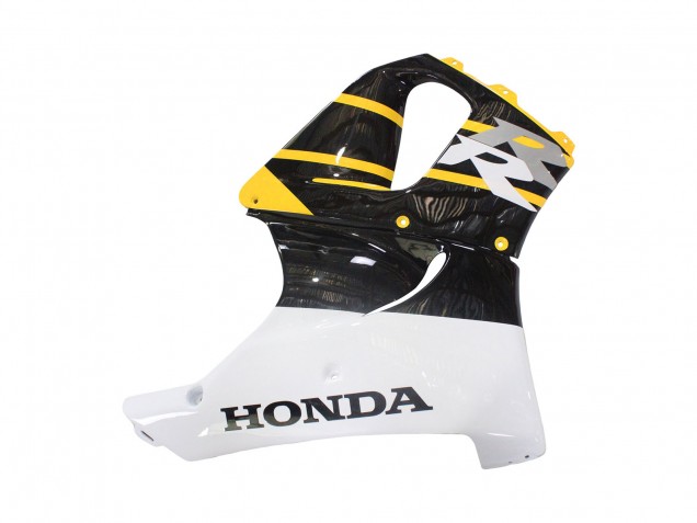 Mejores Carenados Moto Honda CBR900RR 919 1998-1999 - Blanco Amarillo Negro Brillante