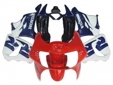 Mejores Carenados Moto Honda CBR900RR 919 1998-1999 - Blanco Rojo Azul