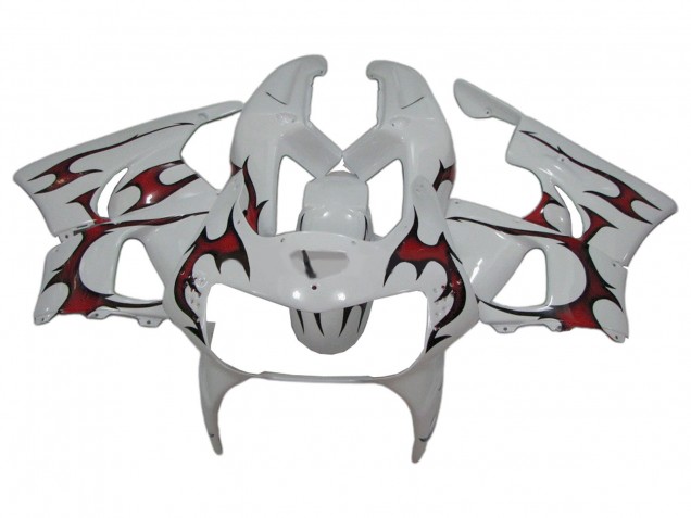 Mejores Carenados Moto Honda CBR900RR 919 1998-1999 - Blanco Rojo