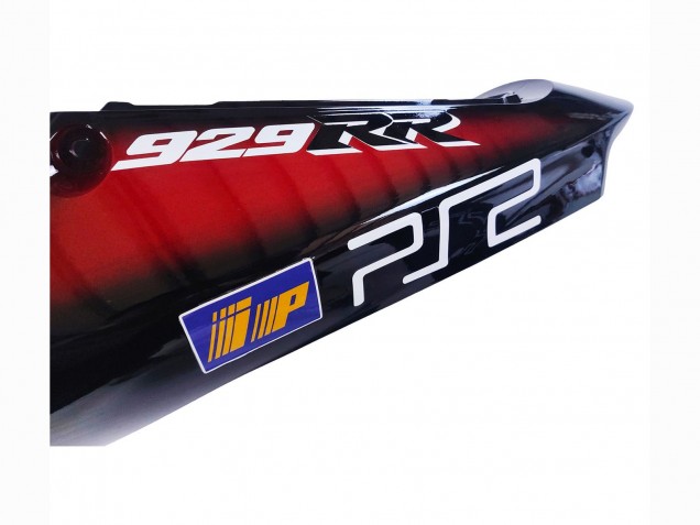Mejores Carenados Moto Honda CBR900RR 929 2000-2001 - Rojo Blanco Negro Brillante PlayStation 2