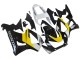 Mejores Carenados Moto Honda CBR900RR 929 2000-2001 - Blanco Amarillo Negro Brillante