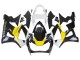 Mejores Carenados Moto Honda CBR900RR 929 2000-2001 - Blanco Amarillo Negro Brillante