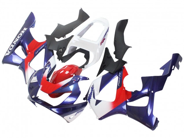 Mejores Carenados Moto Honda CBR900RR 929 2000-2001 - Blanco Rojo Azul