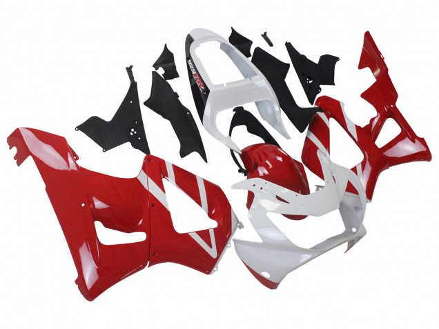Mejores Carenados Moto Honda CBR900RR 929 2000-2001 - Blanco Rojo