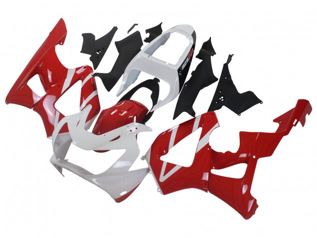 Mejores Carenados Moto Honda CBR900RR 929 2000-2001 - Blanco Rojo