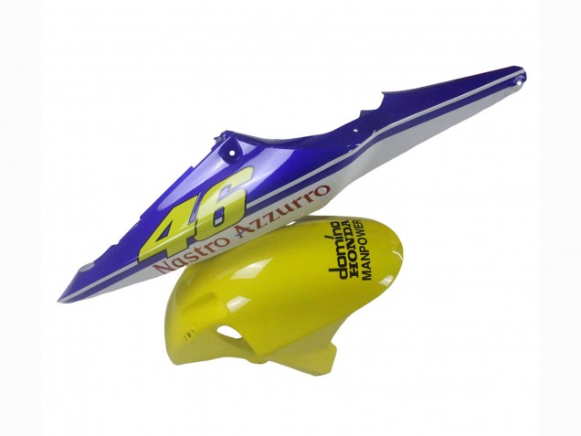 Mejores Carenados Moto Honda CBR900RR 954 2002-2003 - Azul Amarillo Negro Brillante Rojo Nastro Azzurro 46