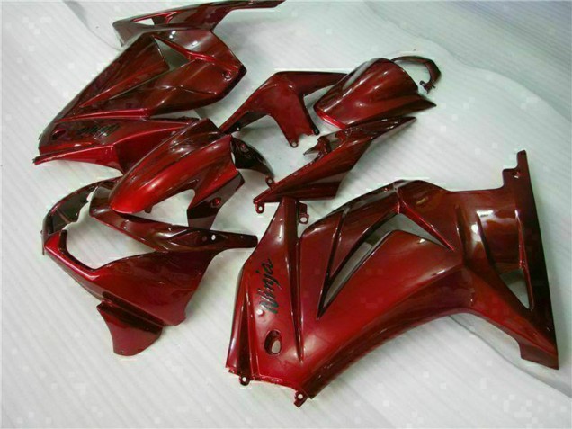 Mejores Carenados Moto Kawasaki EX250 2008-2012 - Rojo Granate